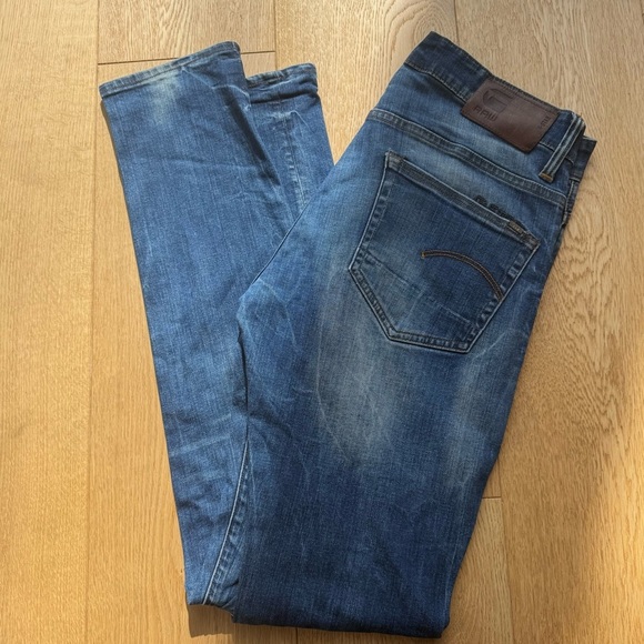 G-STAR RAW 3301 SUPER SLIM Men's Blue Jeans - 31 - Picture 3 of 17